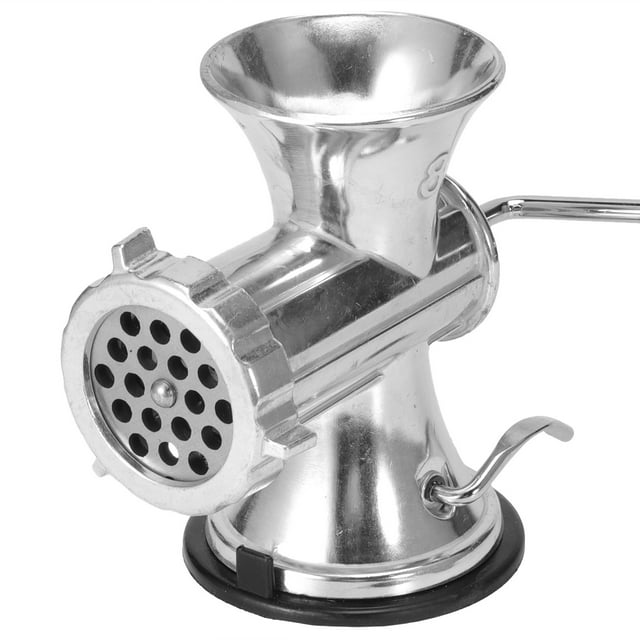 Loewten Aluminum Alloy Manual Meat Grinder Sausage Stuffer Grinding Machine Home Kitchen Accessory,Manual Grinder,Spice Grinder