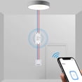 thumbnail image 3 of Interruptor inteligente WiFi R2 Control remoto inalámbrico Temporizador Control a través de Apple Amazon Echo Alexa, Android iOS, 3 of 5
