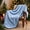 Blue Sapphire, variant on Quilted Cooling Blanket Lightweight for Bed,Soft Lightweight Silk Smooth