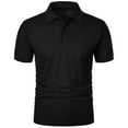 thumbnail image 3 of MQLKF Men's Summer Solid Color Tops Are Fashionable And Popular Short Sleeved Slim Fit Shirts Fashionable Breathable Men's Tops, 3 of 7