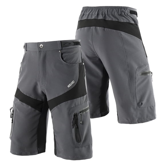 Amdohai Shorts de Cyclisme pour Hommes Séchage Rapide Respirants Sports de Plein Air Course Vélo Shorts Décontractés avec 6 Poches