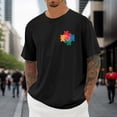 thumbnail image 2 of Autism Awareness T-Shirts for Women and Men, Short-Sleeve with Round Neck, Autism Support Graphic Tees(Black,XXL), 2 of 6