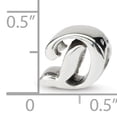 thumbnail image 4 of Reflection Beads Sterling Silver Reflections Letter D Script Bead, 4 of 4