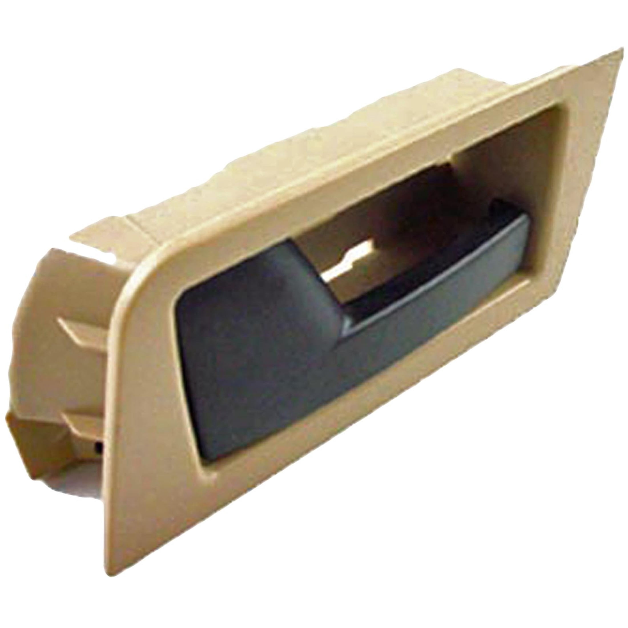 Dorman 81760 Rear Driver Side Interior Door Handle for Specific Ford / Mazda / Mercury Models, Smooth Black Lever; Beige Housing