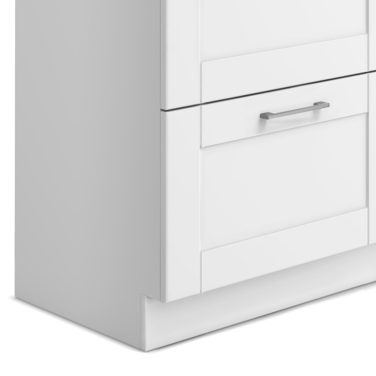 Simpli Home Modern Wide Shaker All-in-One 46-inch Utility Sink & Cabinet