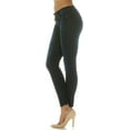 thumbnail image 2 of Cover Girl Jeans juniors plus size Perfect Mid Rise Comfy Skinny Jeans khaki black or blue, 2 of 6