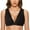Black, variant on Women's Front Closure Push Up Bra Seamless Comfortable Sexy Lingerie T-Shirt Underwire Support