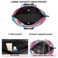 thumbnail image 3 of Colorful Tie Dye Mandala Pattern Travel Tote Bags for Women Carry On,Large Weekender Bags for Women Travel,Multi Functional Duffle Bag for Work,Shopping,Sports, 3 of 5