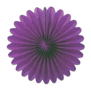 Purple Mini Tissue Fans Holiday Display