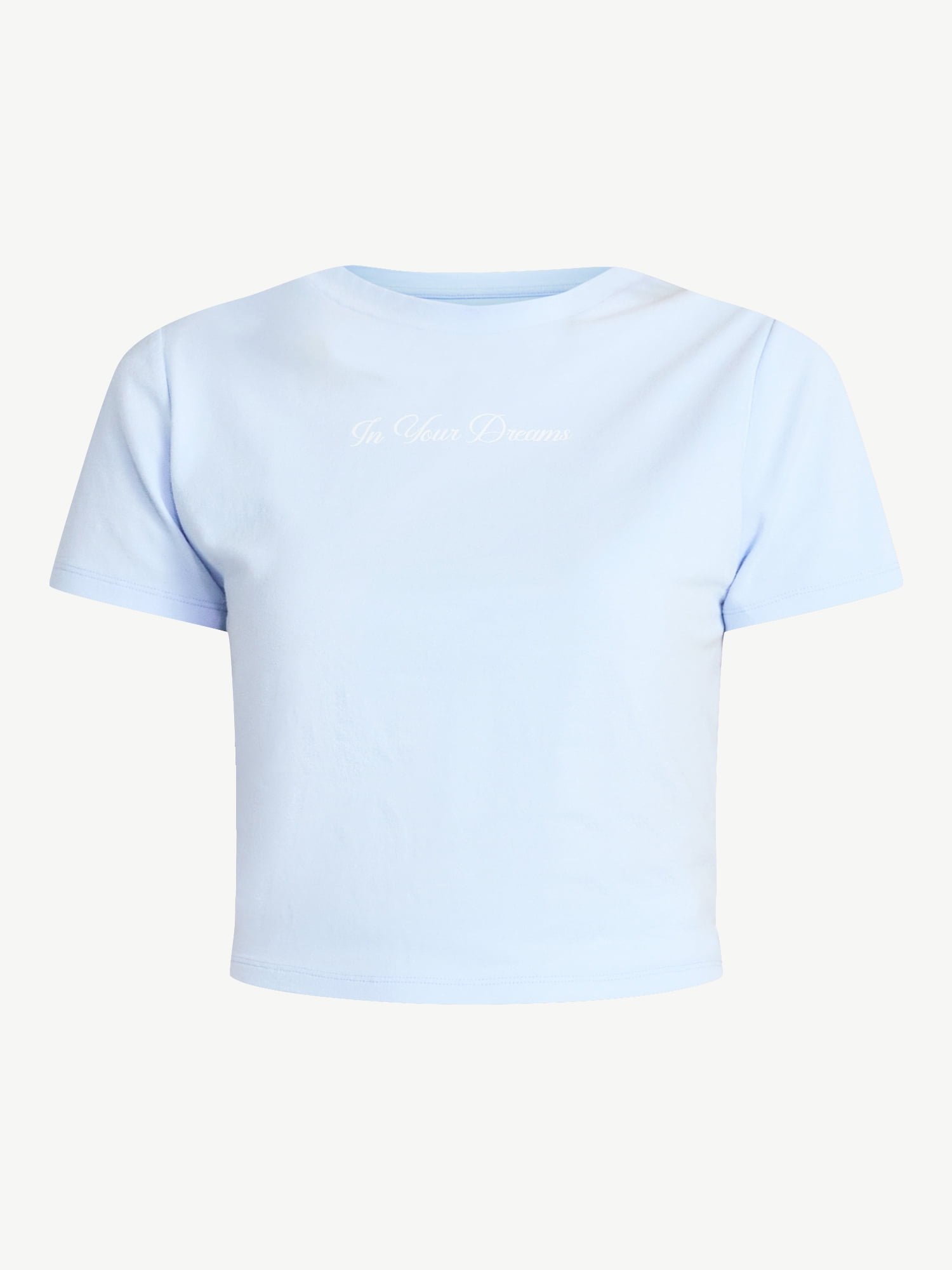 No Boundaries Sleepwear Graphic Baby Tee, Women's size XS - XXL