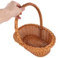 thumbnail image 5 of Picnic Storage Basket Multi-function Bread Basket Handmade Desktop Flower Basket, 5 of 6