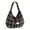 Black, variant on Plaid Purse for Women, Retro Canvas Plaid Bag, Crescent Shoulder Bag, Hobo Crossbody Handbag, Brown,1Pc