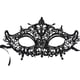 thumbnail image 1 of FELTECHELECTR Máscara de mascarada de encaje de alta gama, sexy, negra, para Halloween, con estereotipo de copa para los ojos (cabeza de espada), 1 of 6