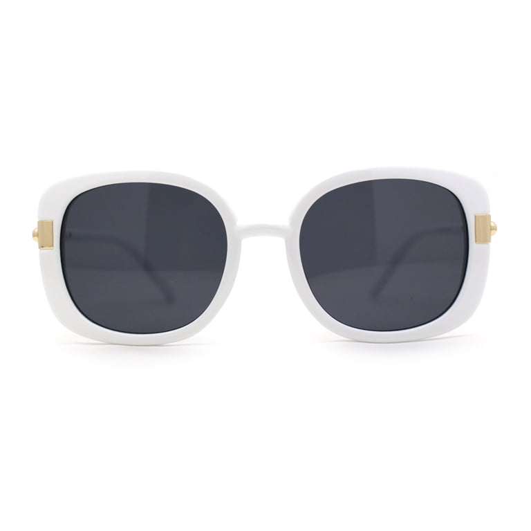 Womens Luxury Designer Butterfly Chic Retro Sunglasses White  display picture 1