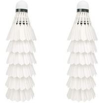 NOGIS Badminton Shuttlecock,12 Packs Training Sport Badminton Balls,Feather Shuttlecocks,Sport Plastic Shuttlecocks -Stable & Durable Sports Training Badminton Balls for Indoor Outdoor Game