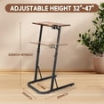 thumbnail image 5 of THAILE Treadmill Standing Desk for Walking Pads and Exercise Bikes, Height Adjustable Desk with Cup Holder, 5 of 8