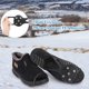 thumbnail image 3 of Tacos de tracción Antideslizantes Pinchos, Crampones para Botas de Senderismo 2 Pares con 10 Pinchos Antideslizantes, Tacos de Hielo para Zapatos y Botas para Escalada, Pesca en Hielo, Senderismo Shuxiu Wang 8390615159333, 3 of 5