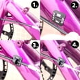 thumbnail image 2 of 10 Juegos De Soporte De Alambre De Tubo De Manguera Adhesivo De Aleación De Aluminio Para Bicicleta De Monta?a Negro Sunnimix Soporte de cable para cuadro de bicicleta, 2 of 8