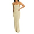 thumbnail image 1 of Txlixc Vestido de mujer con tirantes italianos de color sólido Txlixc moda, 1 of 8