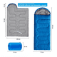 thumbnail image 5 of Saco De Dormir Portátil Para Campamento Azul, 5 of 5