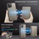 thumbnail image 3 of AutSpace Funda para Apple iPhone 15, Bloqueo RFID, Cuero PU, Compatible con MagSafe, Billetera Desmontable 2 en 1 con Tarjetero, Soporte, Cubierta Protectora Magnética, Gris, para iPhone 15, 3 of 8
