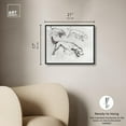 thumbnail image 5 of Dogs Running Canvas Vintage Dog Art by Art Remedy, Black Frame, 20" x 16", 5 of 7