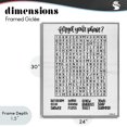 thumbnail image 4 of Stupell Industries Rustic Lodge Forgot Phone Bathroom Wordsearch Gray Framed Giclee Art, 24 x 30, by Imperfect Dust, 4 of 8