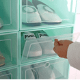 thumbnail image 5 of Zapatera Cajas Transparentes Plástico Organizador De Zapatos blanco, 5 of 5