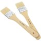 thumbnail image 4 of Khaki Synthetic Paint Brushes for Artists with Natural Bristle and Wood Handle 3# 2 Pcs, 4 of 4