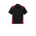 thumbnail image 3 of CornerStone Unisex Select Snag-Proof Two Way Colorblock Pocket Polo | Collared Work Shirt for Men & Women, Casual Short Sleeve Top for Golf & Tennis, 3 of 6