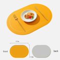 thumbnail image 2 of Bangcool Napperon en Faux Cuir Réversible Imperméable Napperon de Table pour Cuisine, 2 of 10