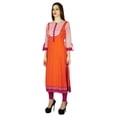 thumbnail image 1 of Phagun Kurta Indienne Femme Ethnique Designer Coton Rayonne Kurti Tunique Robe, 1 of 2