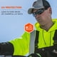 thumbnail image 3 of Gafas de sol de seguridad Ergodyne Skullerz Odin con espejo negro/plateado, 3 of 8