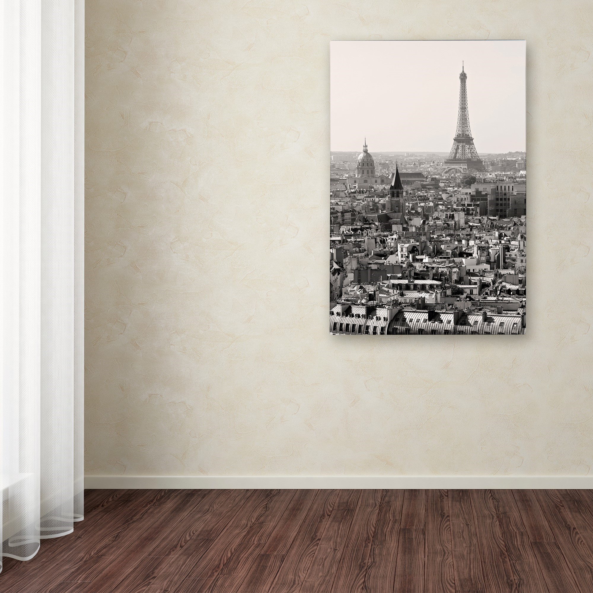 Trademark Fine Art "Paris" Canvas Art by Pierre Leclerc