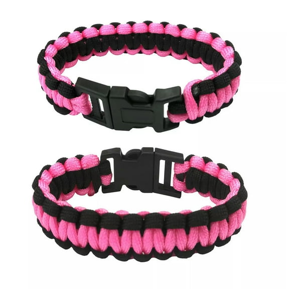 HOOUN Paracord Parachute Cord Bracelet Wristband Emergency Survival Camping C260