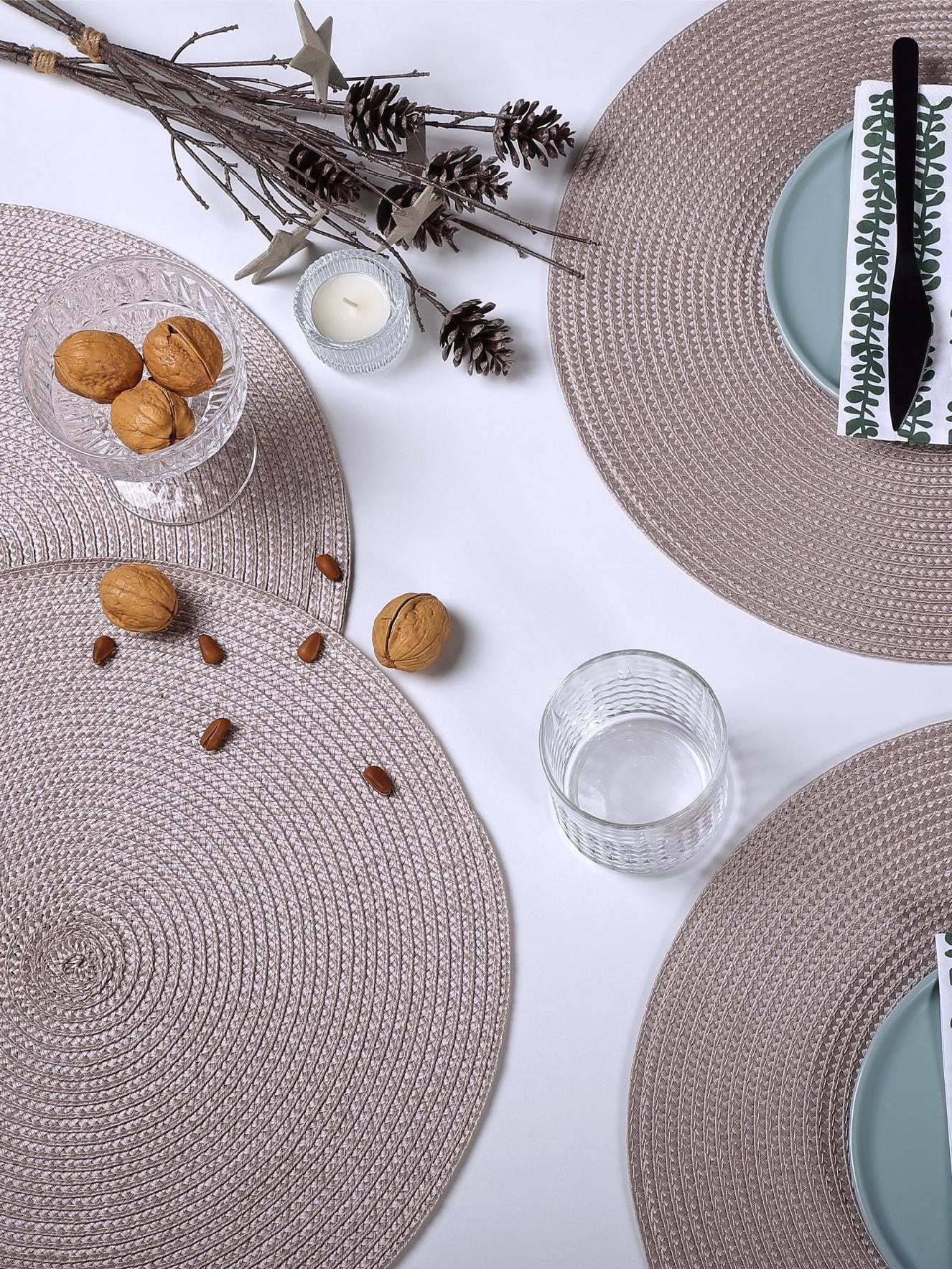 1pc Plain Round Placemat
