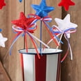 thumbnail image 4 of Bâtons en Mousse Étoile Pailletée Patriotique - Décorations du 4 Juillet, Pics Étoilés Rouges Blancs Bleus pour Jour de l'Indépendance, Jour du Souvenir, Centres de Table de Fête Americana, Baguettes de Fée & Inserts de Vase, 4 of 8