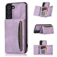 thumbnail image 1 of Galaxy S22 Plus/S22+ Case with Card Slots, Allytech Back Flip Wallet Cover Premium PU Leather Impact Resistant Hands-Free Kickstand Case for Samsung Galaxy S22 Plus/S22+ 5G 6.6" 2022 Released, Purple, 1 of 6