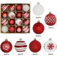 thumbnail image 3 of Christmas Tree Decorations,16 PCS Christmas Ball Ornaments Set, Christmas Ornaments Balls Shatterproof Hanging Ornaments Kit, 3 of 4