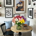 thumbnail image 6 of Briful 20 Pcs Tulips Artificial Flowers 13.5" Faux Tulips Flowers 6 Colors Mixed Fake Flowers Bulk Table Centerpieces Wedding Bouquet Home Decor, 6 of 6