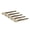 Antique Brushed, variant on 5-Piece Electroplated Steel Money Cash Clip High Hardness Spring Wallet Accessories Minimalist Classic Design 3.3 inches / 85 mm in Antique Brushed Tone for Men and Women Daily
