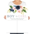 thumbnail image 3 of Koyal Wholesale Large Baby Shower Canvas What Will It Baby Be Cast Your Vote Sign, 16 x 20 Inches, Boy Or Girl Florals, 3 of 5