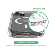 onn. MagSafe Compatible Rugged Phone Case for iPhone 16e / iPhone 15 / iPhone 14 / iPhone 13