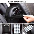 thumbnail image 6 of Car Handrails Box Pad 12.6 X 7.5 In Waterproof Non-Slip Wear-Resisting Durable Breathable Strong Tensile And Tensile Stretch Doderblue Checked Hand-Drawn Sketch_1, 6 of 7