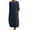 Bleu Marine, variante sur Innerwin Robe Midi Unie Robes pour Femmes Plage Col Rond Confortable Rouge 5TG