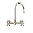 thumbnail image 4 of Whitehaus Whkwcr3-9301-Nt Vintage Iii Plus 1.5 GPM Wall Mounted Bridge Kitchen Faucet -, 4 of 4