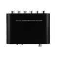 thumbnail image 3 of Audio Digital to Analog Converter, Digital DTS Channel Decoder 5.1 Audio Converter Optical Fiber Coaxial Sound Adapter Audio Decoder for PS3 HD DVD  110 to 240V, 3 of 7