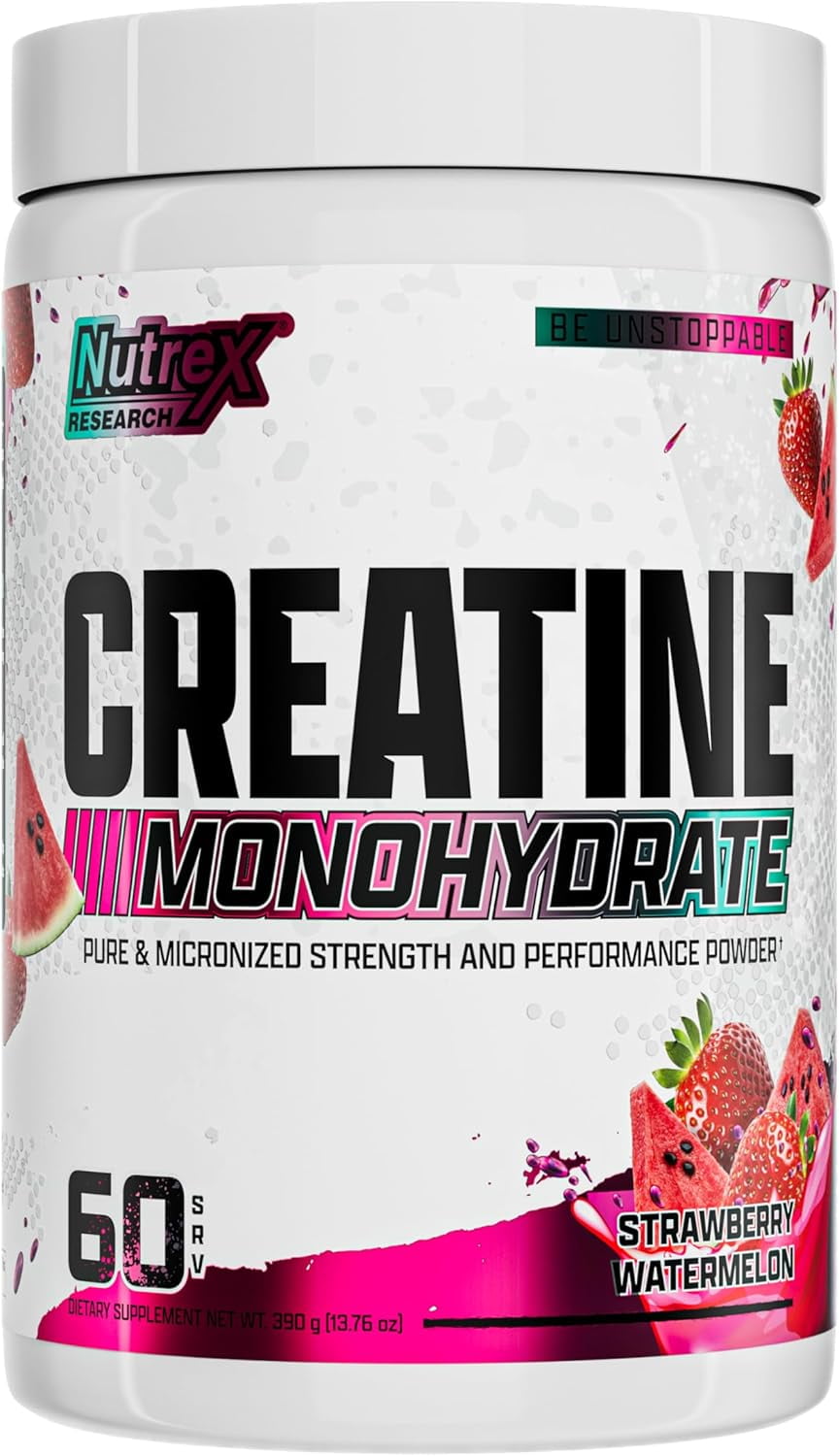 Nutrex Research Strawberry Watermelon Creatine Monohydrate Powder 60 Servings