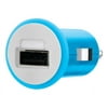 Belkin Mixit USB Car Charger 10 Watts 2.1amp, Blue
