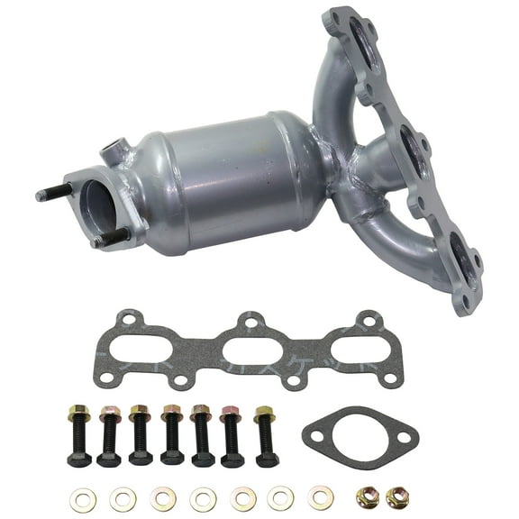 Garage-Pro Catalytic Converter Compatible with Hyundai Santa Fe 2007-2009 Front, Passenger Side Integrated with Manifold, 6 Cyl., 2.7L Engine